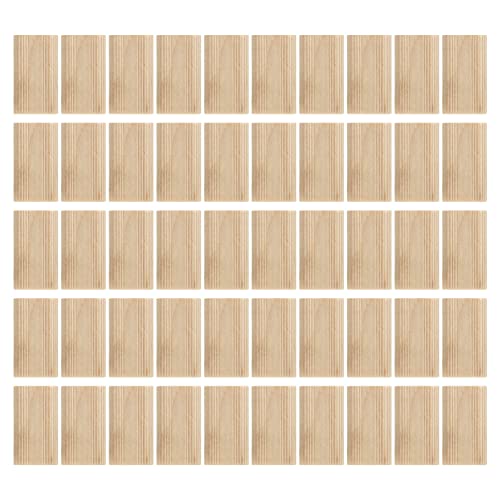 50 Stück Domino-Zapfen aus Buchenholz, 8 X 40 Mm, Lose Zapfen, Holzbearbeitungszubehör Zum Positionieren von COMTERVI