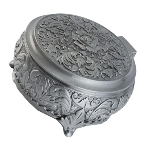 CONGARTENO 1Stück Retro Zinklegierung Schmuck Aufbewahrungsbox Schmuckschatulle für Ringe Armbänder Exquisites Design Tragbar für Reisen CONGARTENO 1Stück Retro Zinklegierung Schmuck Aufbewahrungsbox Schmuckschatulle für Ringe Armbänder Exquisites Design Tragbar für Reisen von CONGARTENO