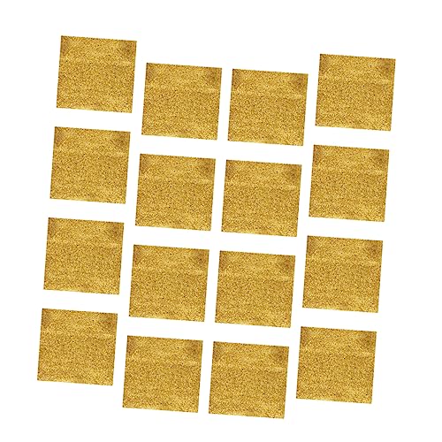 CONGARTENO 300st Verpackung Aus Alufolie Metallisches Folienpapier Vergoldung Metallisches Goldfolienpapier Papierverpackungen Goldene Alufolie Bonbonpapier Aus Folie Geschenkpapier Orange von CONGARTENO