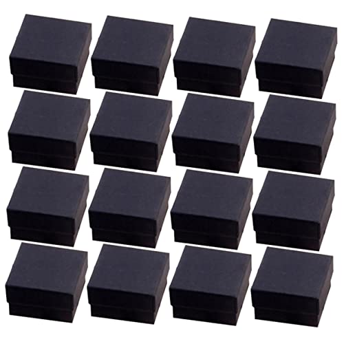 CONGARTENO 72St schwarze Schmuckschatulle schmuck etuis Schmuck-Geschenkboxen Schmuckständer Stütze schmuckkästchen storage boxes Armband-Organizer Schmuck-Organizer Schwamm Black von CONGARTENO