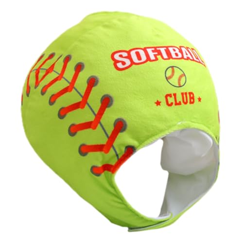 CONGARTENO Softball-Kopfbedeckung lustiger Stoffhut Partyhut Festival-Kopfbedeckung lustiger Hut halllowen soczewki halloween hats Festival-Cosplay-Hut Softball-Cosplay-Hut PP Baumwolle Green von CONGARTENO