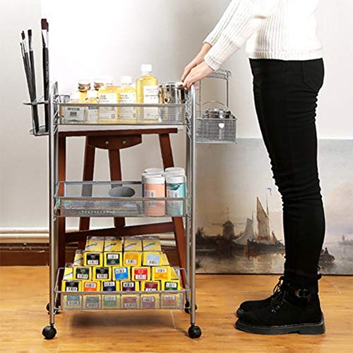 CONGRUI 3-lagiger beweglicher Metall Gouache Malerei Auto Malerei Aufbewahrung Werkzeughalter Regal Lagerregal Aufbewahrungsbox CONGRUI 3-lagiger beweglicher Metall Gouache Malerei Auto Malerei Aufbewahrung Werkzeughalter Regal Lagerregal Aufbewahrungsbox von CONGRUI