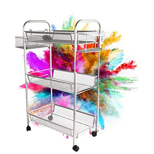 CONGRUI Beweglicher Metall Gouache Malwagen Malerei Wagen Gouache Pigment Storage Rack CONGRUI Beweglicher Metall Gouache Malwagen Malerei Wagen Gouache Pigment Storage Rack von CONGRUI