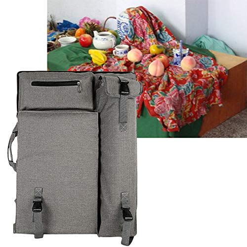 CONGRUI Graues Reise-Skizzen-Set, wasserdicht, Rucksack, Leinwand, Malset, Reißverschluss, Kunsttasche, Zeichenbrett, Künstler CONGRUI Graues Reise-Skizzen-Set, wasserdicht, Rucksack, Leinwand, Malset, Reißverschluss, Kunsttasche, Zeichenbrett, Künstler von CONGRUI