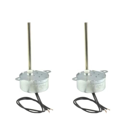 CONQUERALL 2PCS Synchronmotor TYC-40 12V 5RPM AC Innen-Welle Länge 74mm Für Weihnachtsbaum Dekorative Bunte Lichter LED Licht Glasfaser Licht von CONQUERALL