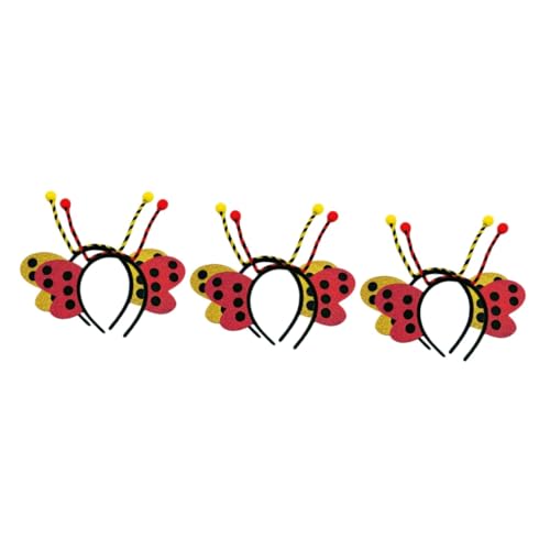 COOLHIYA 6 Stk Schmetterlingsbienen-Stirnband schöne Haardeko Haarzubehör Haarreifen kinder haarschmuck tier haarreif Cartoon-Insekten-Kopfschmuck Party-Cartoon-Haarschmuck ，，， von COOLHIYA