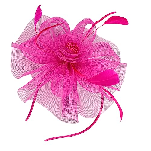 COOLHIYA Eleganter Damen Fascinator Hut Für Und Tee Partys Hochzeit Stilvolle Kopfbedeckung Für Besondere Anlässe von COOLHIYA