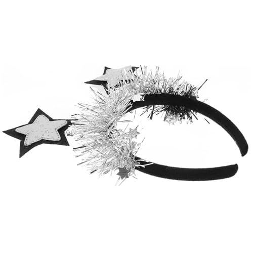 COOLHIYA Pentagramm-stirnband Leuchtendes Stirnband Kostüm Kopfbedeckung Stirnband Für Das Neue Jahr 2025 Rave-haar-accessoires Kopfschmuck Weihnachtsfeier Stirnband Grüßer von COOLHIYA