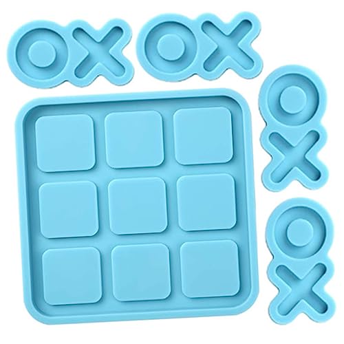 1 Satz Xo-Board-Form Sequenz Brettspiel Seifenformen für die Seifenherstellung brettspiel zubehör DIY Schachbrett Form Epoxidformen Silikon Silikonformen für Epoxidharz Kieselgel COOPHYA von COOPHYA