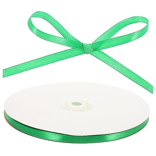 6mm Farbband Farbband Haarband seidenband hairbands Kinderhandwerk qridor Bowknot-Band machen -Dekorband hochzeitsdeko Bastelzubehör Geschenkverpackungsband Polyester Green COOPHYA von COOPHYA