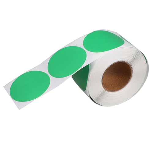 COOPHYA 1 Rolle Aufkleber Pod Drucken Brief Bedruckbare Etiketten Leer Versandetiketten Punkt Alphabet Minidrucker Umschlag Permanenter Kleber Wiederverwendbar Green Selbstklebendes Papier von COOPHYA