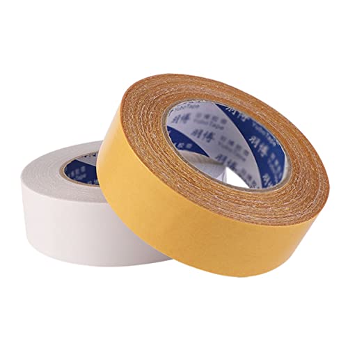 COOPHYA 1 Rolle Bühnentape Aus Stoff Selber Machen Wand Klebeband Doppelseitiges Gewebeband Wasserdicht Farbiges Band Gummiert Klebrig Teppichband Anti-tape Doppelt Autokamera Transparent von COOPHYA