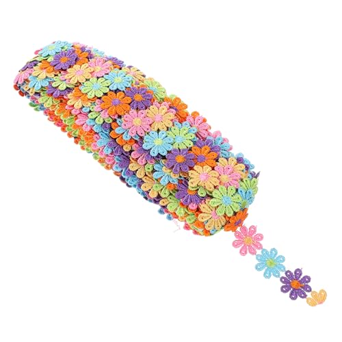 COOPHYA 1 Rolle Handgefertigte Spitzen Accessoires Aufkleber Drahtkantenband Raumtransparente Bänder Stickerei Schaumstoffblöcke Für Blumen Bindfäden Tüll Basteln von COOPHYA