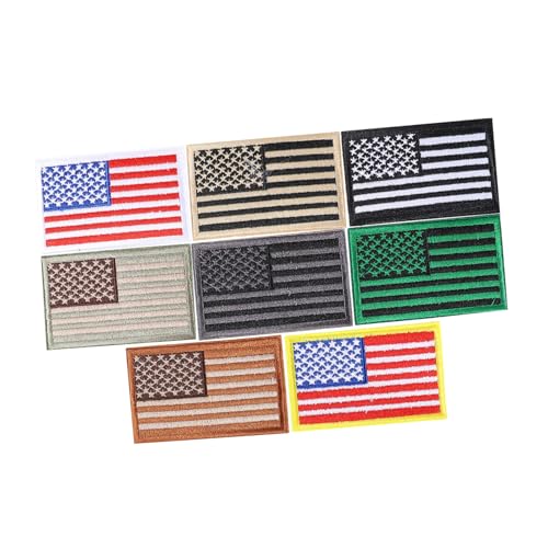 COOPHYA Patch Aufkleber Amerika Flagge Bestickt Patches Eisen-kleidung Zufällige Farbe von COOPHYA