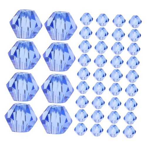 COOPHYA 1 Satz Kristallperlen die Armbandperle glasperlen Schmuckbasteln Schmuckzubehör Schmuckanhänger Reize Rocailles Edelsteine Webstuhl Zahlen DIY Girlande Glasperle Schmuckperlen Blue von COOPHYA