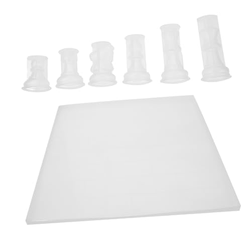 COOPHYA 1 Set Schachform Silikon Schachbrettformen Schachherstellungsformen Schach DIY Formen Silikon Bastelformen Schachformformen Schach Bastelformen DIY Schachbrettformen Bastelformen von COOPHYA