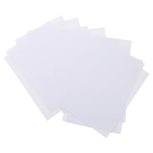 COOPHYA 100 Blatt beschichtetes Papier durchscheinendes Papier juristisches Papier Fotodruckpapier Pastellpapier hochglänzendes Fotopapier Druckerpapier Beschichtetes Basispapier Weiß von COOPHYA