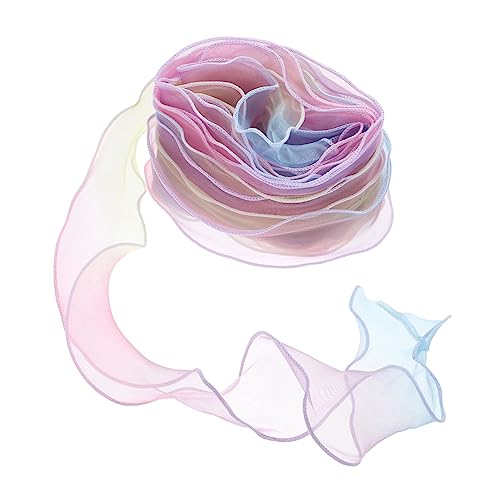 COOPHYA 10st Gürtel Aus Schneegaze Verpackungsband Haarband Aus Organza Glitzerband Blumenverzierungen Hochzeitsgeschenke Blumendekoration Hochzeitssatinband Geschenkband Backband Colorful von COOPHYA