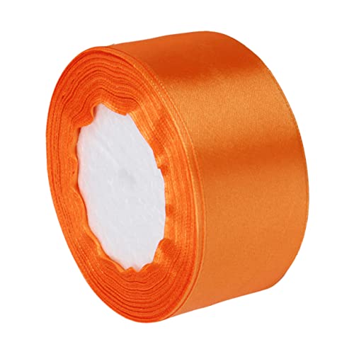 COOPHYA 1Stk Verpackungsband Dekor Geschenkband zum Geburtstag Spitzenband Bastelband nähen seidenband ribbon einfaches Band Bastelband einwickeln Dreiecksgarn aus Polyester Orange von COOPHYA