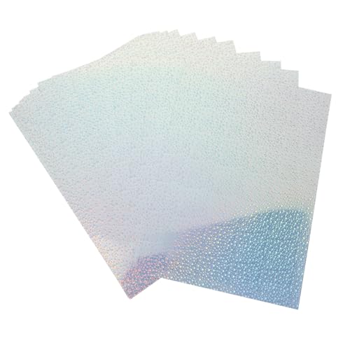 COOPHYA 20 Blätter Holografisches Druckpapier Selbstklebendes Indexetikett Klebeband Zur Etikettenherstellung Haftetiketten Groß Umschlag Aufkleber Bump-dot-aufkleber Pvc Selbstklebend von COOPHYA