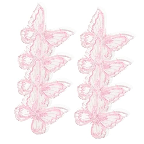 COOPHYA 30st Stoff Zum Nähen Von Kleidung Schmetterlingsaufnäher Applikationen Für Kleidung Realistische Schmetterlinge Nähen Von Patches Jeans-patches Lieferungen Organza Doppelschicht von COOPHYA