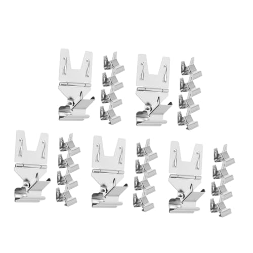 COOPHYA 5 Sätze Preisschild-clip Etikettenklammern Tag-clips Halterungen Für Regale Displayhalter Einzelhandel Tag-display-ständer Zeichenclips Galvanisiertes Eisen Silver 5 Stück * 5 von COOPHYA