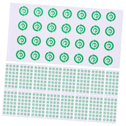 COOPHYA 500 Stück Recycling Aufkleber, Etiketten Für Das Recycling Elektronischer Produkte, Etiketten Für Elektronische Produkte, Etiketten Für Das Recycling Elektronischer Recycling von COOPHYA