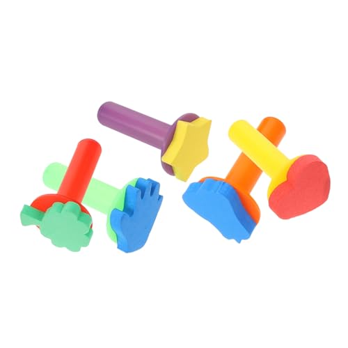 COOPHYA 5St Schwammbürste Schwammstempel bemalen Schwämme zum Reinigen Kunstschwämme Sponge Pinsel Set Sponge Malwerkzeuge Malerschwämme Stempel Schwammstempel zum Malen Eva von COOPHYA