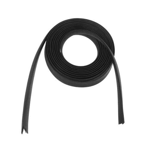 COOPHYA Breites Schwarzes Satinband, 2 Meter, Einseitiges Polyester-stoffband Für Hochzeitskleider, Krawatten, Blumensträuße Und Geschenkverpackungen von COOPHYA