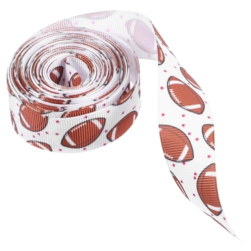 COOPHYA Rugby-rippengürtel Chiffon Lesezeichen Weihnachtsschnur Clips Strasssteine Binden Sackleinen Klebeband Nachfüllen Haarschleifenband Schneiderschere Rote Haarschleife Polyester von COOPHYA