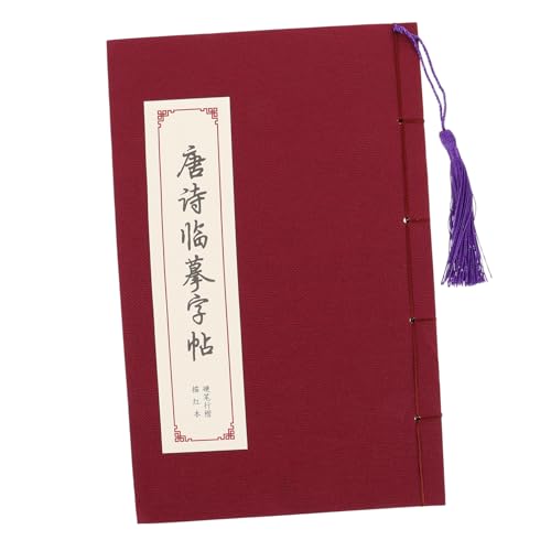 COOPHYA Tang-poesie-füllfederhalter-heft Übungsbuch Für Chinesische Schriftzeichen Rushmetric-stift-crinkle Rolllineal Kalligrafie Kalligraphie-wasserschreibtuch Kalligraphiepraxis Papier von COOPHYA