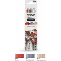 COPIC® Ciao Architect Palette Layoutmarker-Set farbsortiert 1,0 + 6,0 mm, 3 St. von COPIC®