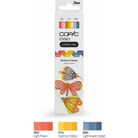 COPIC® Ciao Brilliant Palette Layoutmarker-Set farbsortiert 1,0 + 6,0 mm, 3 St. von COPIC®