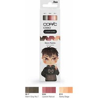 COPIC® Ciao Warm Palette Layoutmarker-Set farbsortiert 1,0 + 6,0 mm, 3 St. von COPIC®