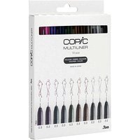 COPIC® Multiliner Color Fineliner farbsortiert 0,3 mm, 10 St. von COPIC®