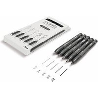 COPIC® Multiliner Fineliner schwarz 0,05 + 0,1 + 0,3 + 0,5 + 0,8 mm, 5 St. von COPIC®