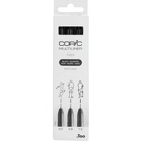 COPIC® Multiliner Fineliner schwarz 0.5 + 0.8 + 1.0 mm, 3 St. von COPIC®