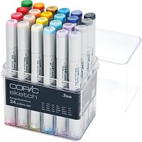 COPIC® Sketch Manga Illustration Layoutmarker farbsortiert 1,0 + 6,0 mm, 24 St. von COPIC®