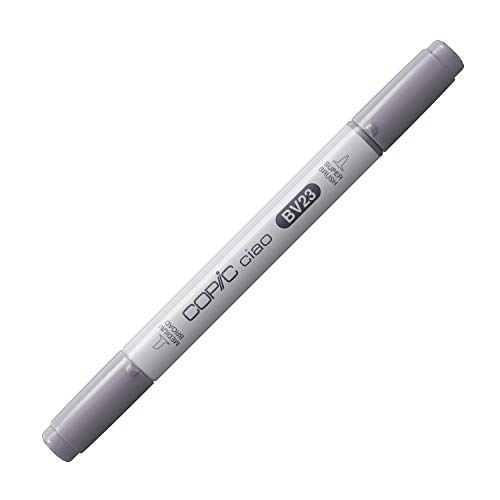 COPIC Ciao Marker Typ BV - 23, Grayish Lavender, vielseitiger Layoutmarker, mit einer mittelbreiten und einer Brush-Spitze von Copic