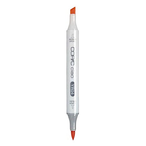 COPIC Ciao Marker Typ E - 15, Dark Suntan, vielseitiger Layoutmarker, mit einer mittelbreiten und einer Brush-Spitze von Copic