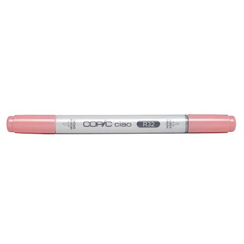 COPIC Ciao Marker Typ R - 32, Peach, vielseitiger Layoutmarker, mit einer mittelbreiten und einer Brush-Spitze von Copic