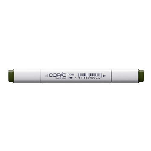 COPIC Classic Marker Typ YG - 99, Marine Green, professioneller Layoutmarker, mit einer breiten und einer feinen Spitze von Copic