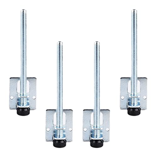 COQALINEX Nivellierungsecke, 4er-Pack Verstellbare Kleiderschrankfüße, Möbelbeine Mit Fester Stütze, Geeignet for Regale, Kleiderschränke, Schränke Und Mehr(4pcs 150mm) von COQALINEX