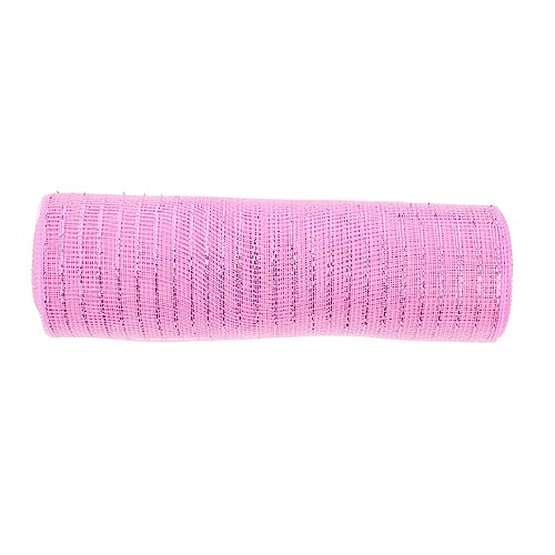 CORHAD 1 Rolle Kauke Edge Mesh Rolle Kränze Machen Vorräte Breites Netzband Kranzwickelband Kranz Machen Netzband Dekoratives Netzband Diy Kranz Mesh Rot-weißes Und Blaues Band Rosa Pp von CORHAD