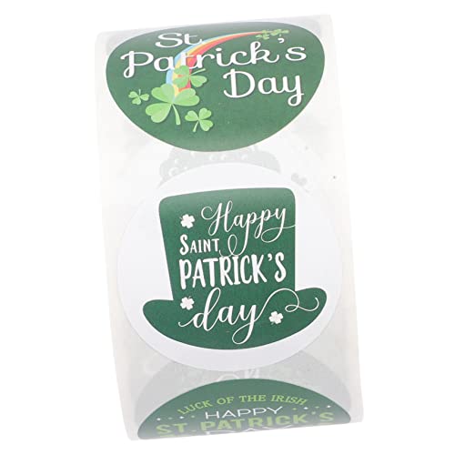 CORHAD 1 Rollm Patrick Aufkleber St Patrick's Day Umschlagsiegel Geschenkaufkleber St Patrick's Geschenkaufkleber Geschenkaufkleber Geschenkaufkleber Irischer Siegelaufkleber St von CORHAD