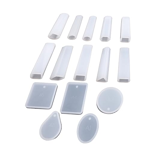 CORHAD 1 Satz 115 Stück Silikonform-set Für Anhänger Diy-anhänger Anhängerform Diy-form Zubehör Form Porzellanpalette Anhänger Bastelwerkzeug Schmuck Halskettenanhänger Metall von CORHAD