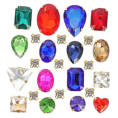 CORHAD 1 Satz Zarte Accessoire Glas Strass Ornament DIY Schmuck Zubehör von CORHAD