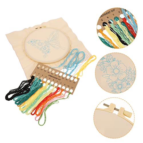 CORHAD 1 Set Von Stickerei Starter Kit DIY Cross Stitch Kit Anfänger Stickmaterial von CORHAD