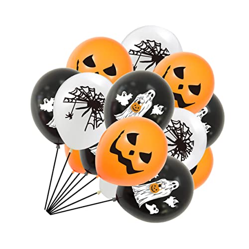 CORHAD 15St Kürbis-Spinnen-Ballon Ballons Verzierungen dekorative Halloween-Luftballons halloween luftballons halloween ballons balloons Halloween-Requisiten Halloween-Ballon Emulsion von CORHAD