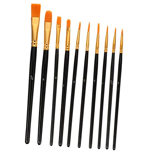 CORHAD 1Satz Nylon Pinsel Set für Teiliges Malset mit Hochwertigen Pinselspitzen für Aquarell Acryl und Ölfarbenmalerei Anfänger und Hobbyisten CORHAD 1Satz Nylon Pinsel Set für Teiliges Malset mit Hochwertigen Pinselspitzen für Aquarell Acryl und Ölfarbenmalerei Anfänger und Hobbyisten von CORHAD